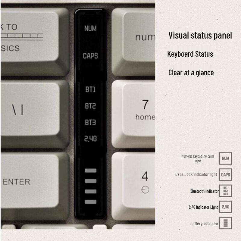 Lofree OE918 Xiao Fang 98 Tri-Mode Mechanical Keyboard