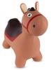 Large Rubber Hopper for Children Brown Donkey for Jumping with Pump, Jumping Toy