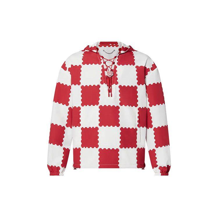 Louis Vuitton Jacket Men's Red White 1A9GPP