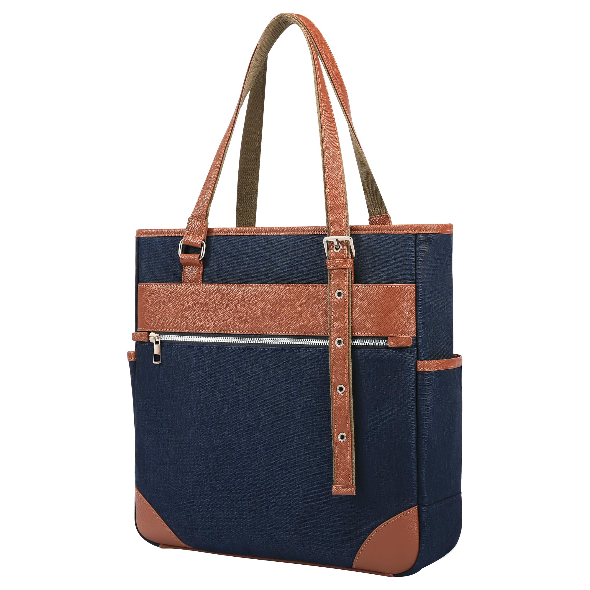 

Сумка-тоут Business Large Free Large inch PC Zipper Adjustable Shoulder Job Work [Cestlaviegu], сумка, мужская, вместимость, водонепроницаемая, стоячая, холст, A4,