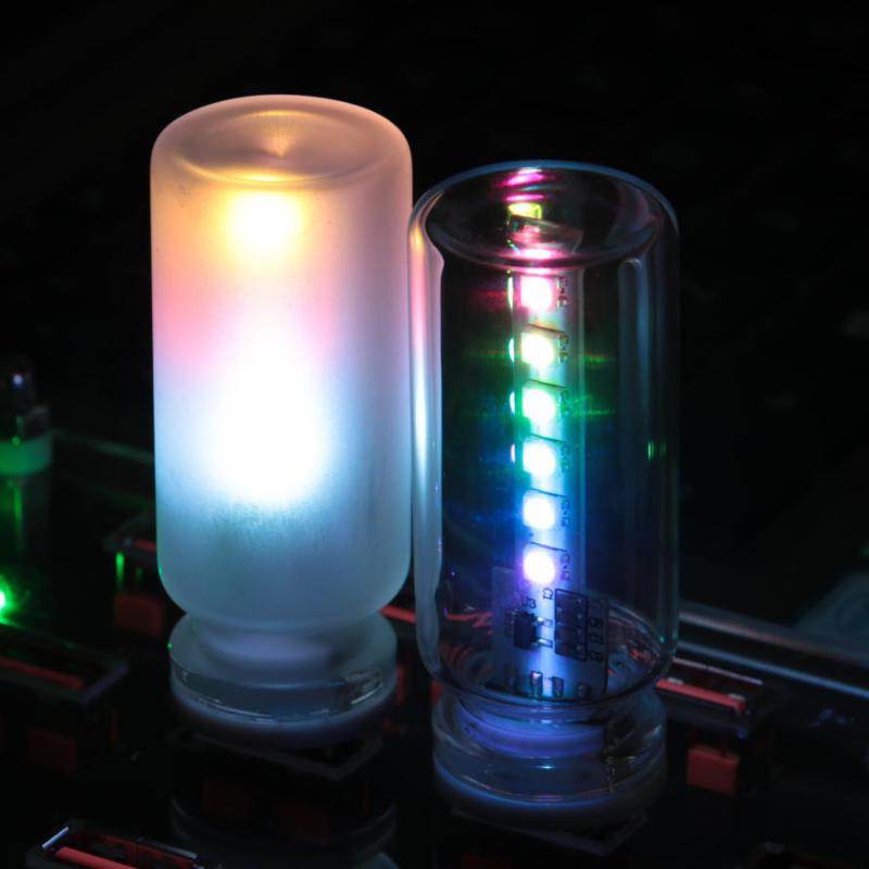 1Pcs Bedside Laptop Bedroom Car Usb Led Night Light Bulb Dimmable Multicolored Frosted Glass Cover Touch Sensor Reading Lighting
