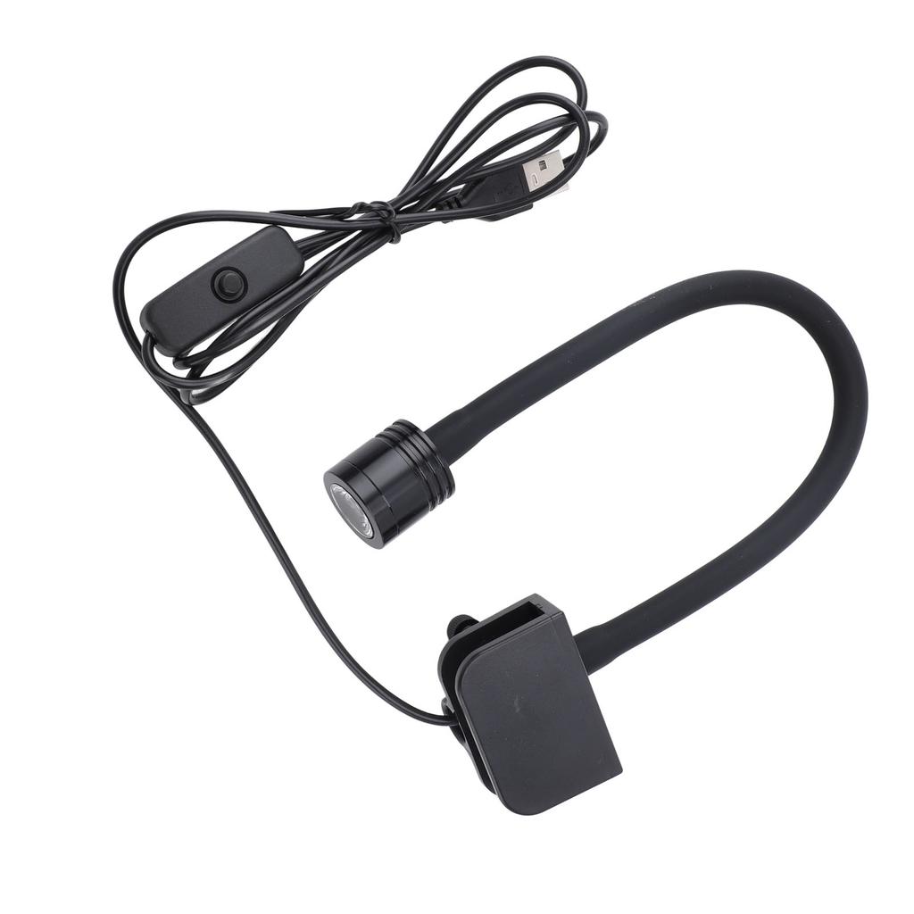 Fish Tank Clip On Light Small LED Clamp Aquarium Light for 3‑6 Gallons Freshwater Saltwater Aquariums High Brightness