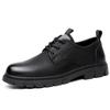 Fashion Leather Men's Shoes Lace Up Outdoor Casual Hiking Shoes Soft Sole Men Black Men Oxfords Shoes Zapatillas Hombre
