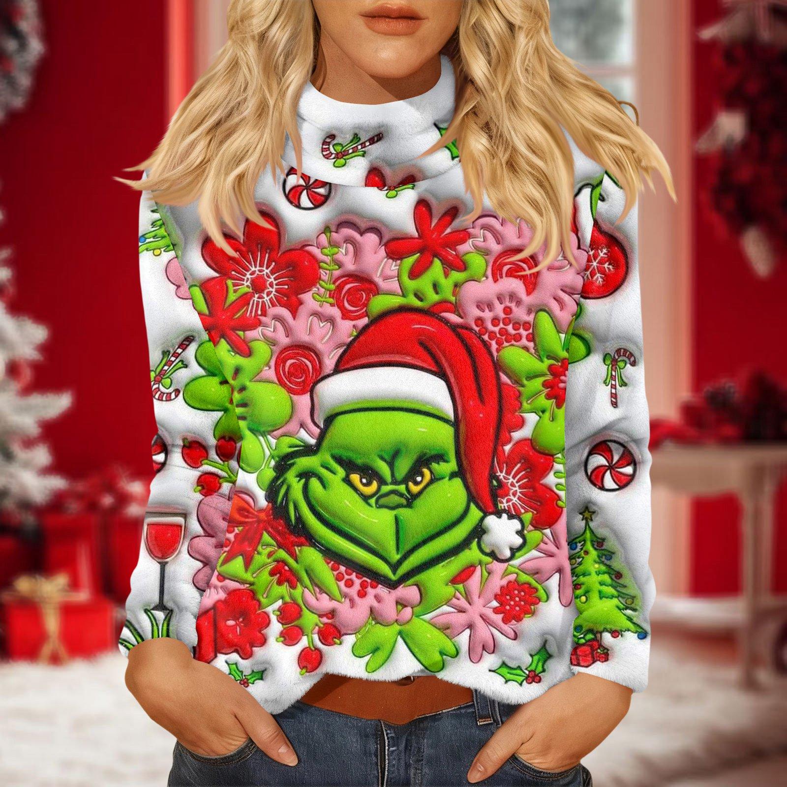 

Женский повседневный топ с длинным рукавом и средним воротником S