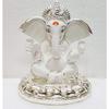 Ceramic Ganesh Idol For Car Dashboard Ganesha Murti Ganpati Idol For Home Decor Puja Lord Ganesh Statue Gift