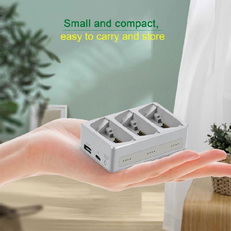 Intelligentes Batterieladegerät Ladestation mit Flip-LED-Statusanzeige Überladeschutz, Perfekt für Zuhause