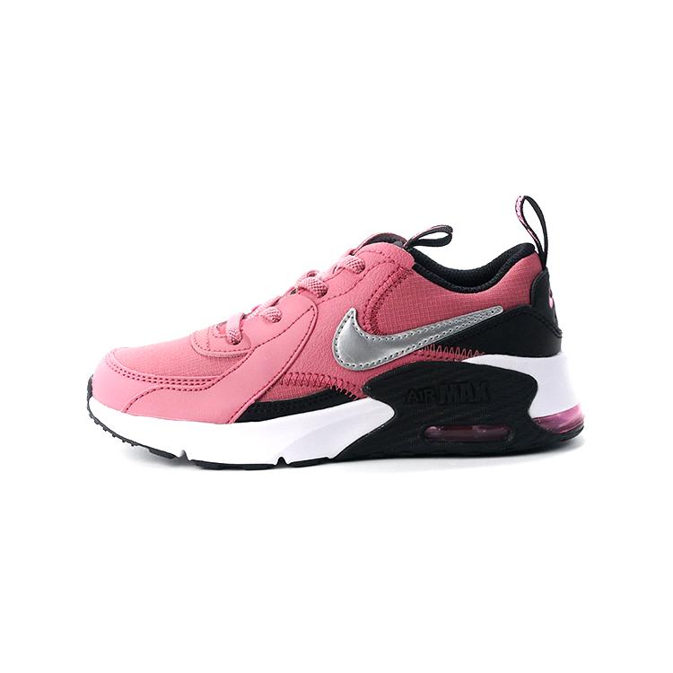 New Nike Air Max Excee SE Low Top Running Shoes Pink Silver Black Children Aged 3 7 Years Old CZ4993-600