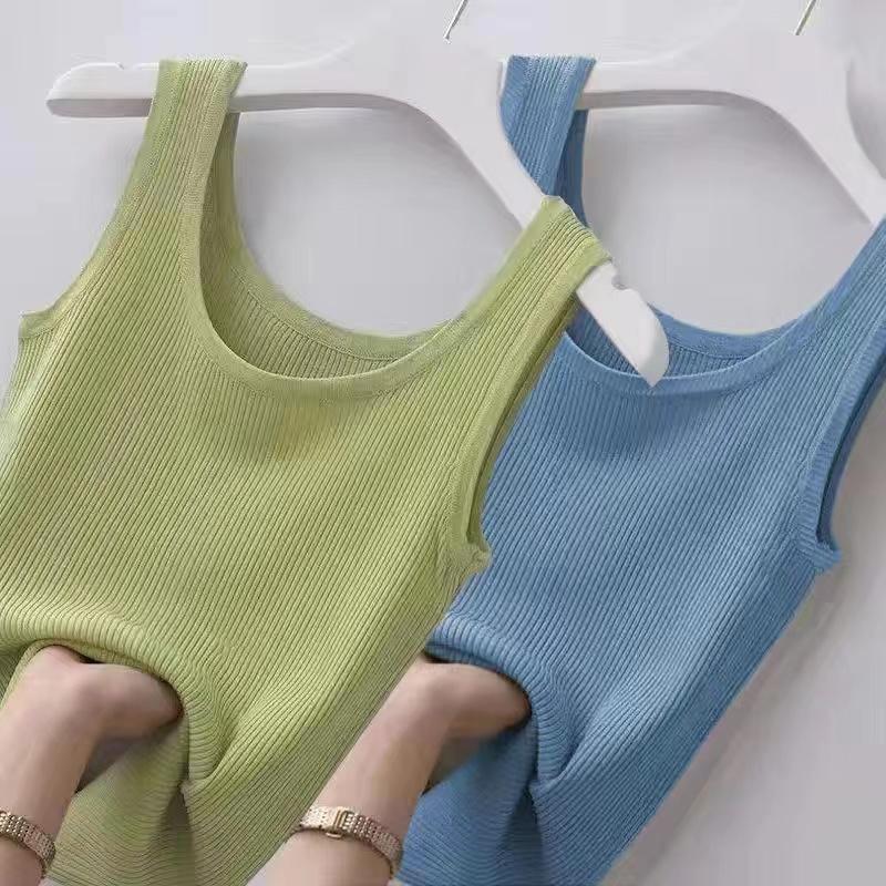 

Жилет женский тонкий верхняя одежда внутренняя многослойная рубашка без рукавов тонкая 4XL