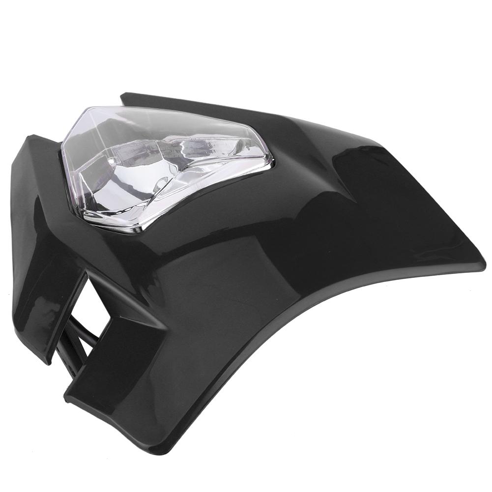 Motorcycle Grimace Headlamp Lens ABS Front Light Housing Large Headlight Lampshade