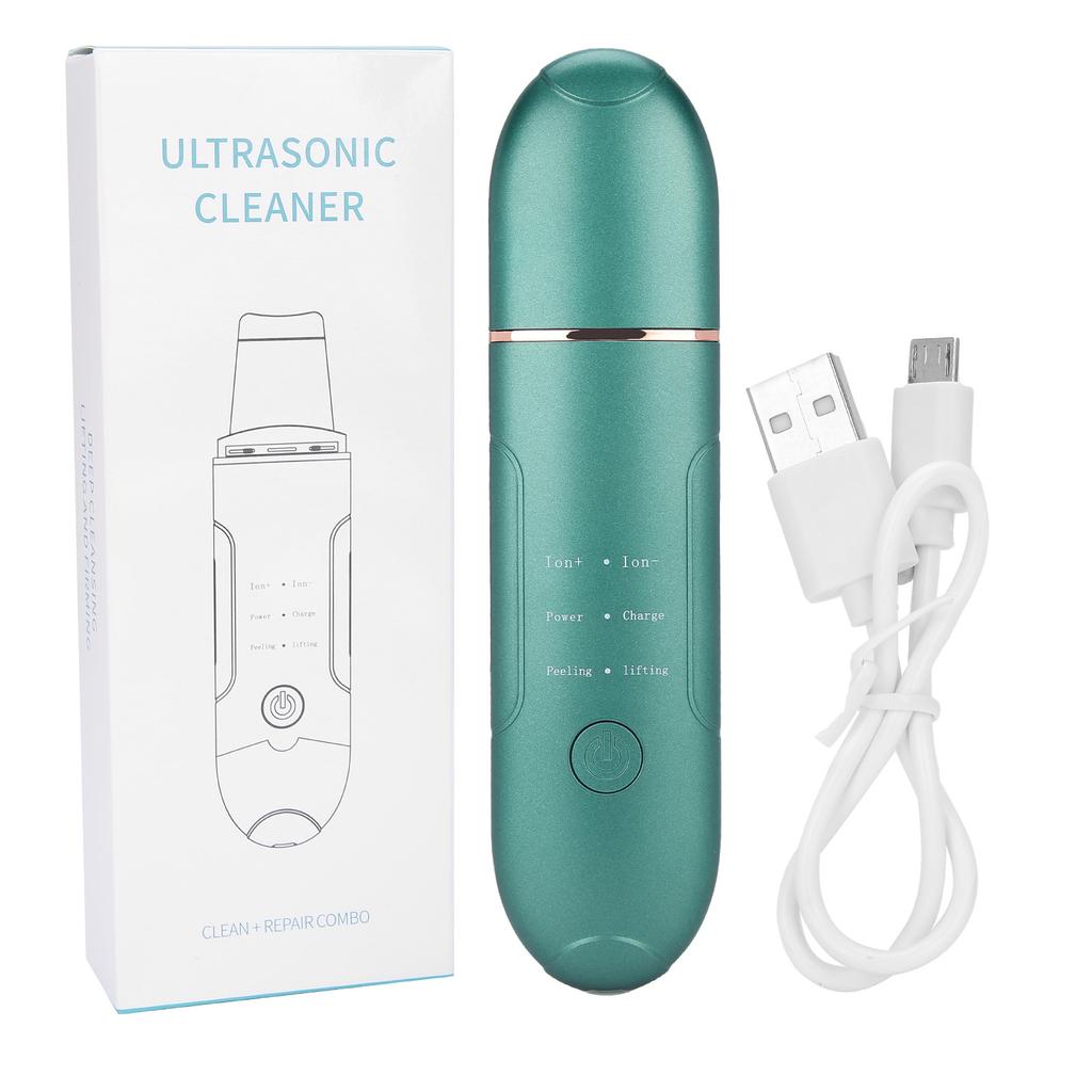EMS Ultrasonic Skin Scrubber Blackhead Pimple Removal Lifting Ion Pore Cleaner Machine