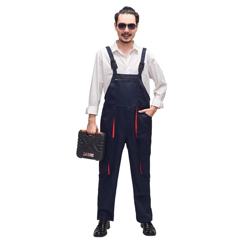 Men's Multi-Pocket Dustproof Workwear Overalls - Durable and Dirt-Resistant Auto Repair Suit
