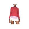 Polo Ralph Lauren FW21 Logo Solid Color Crew Neck Wool Sweater Women Sweater Red 211525764-051