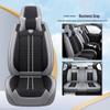 Universal Full Coverage Leather Ice Silk Car Seat Cushion - Four Seasons Use