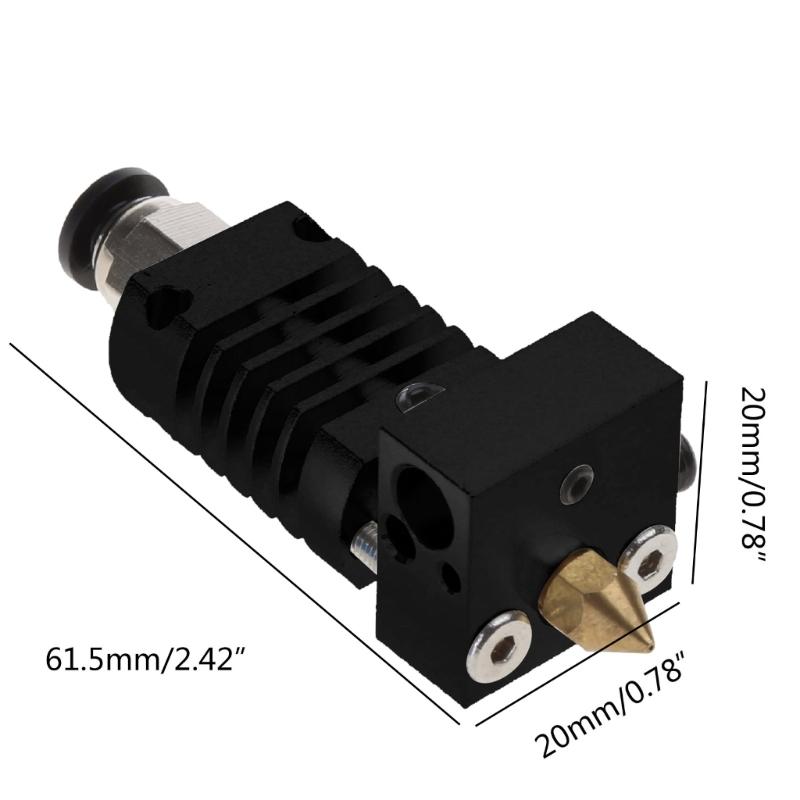 3D Printer Parts Full Metal J-head Hotend MK8 Extruder Kit For CR-10 CR-10S Ender 3/3S Bowden Extruder 1.75/0.4MM Nozzle