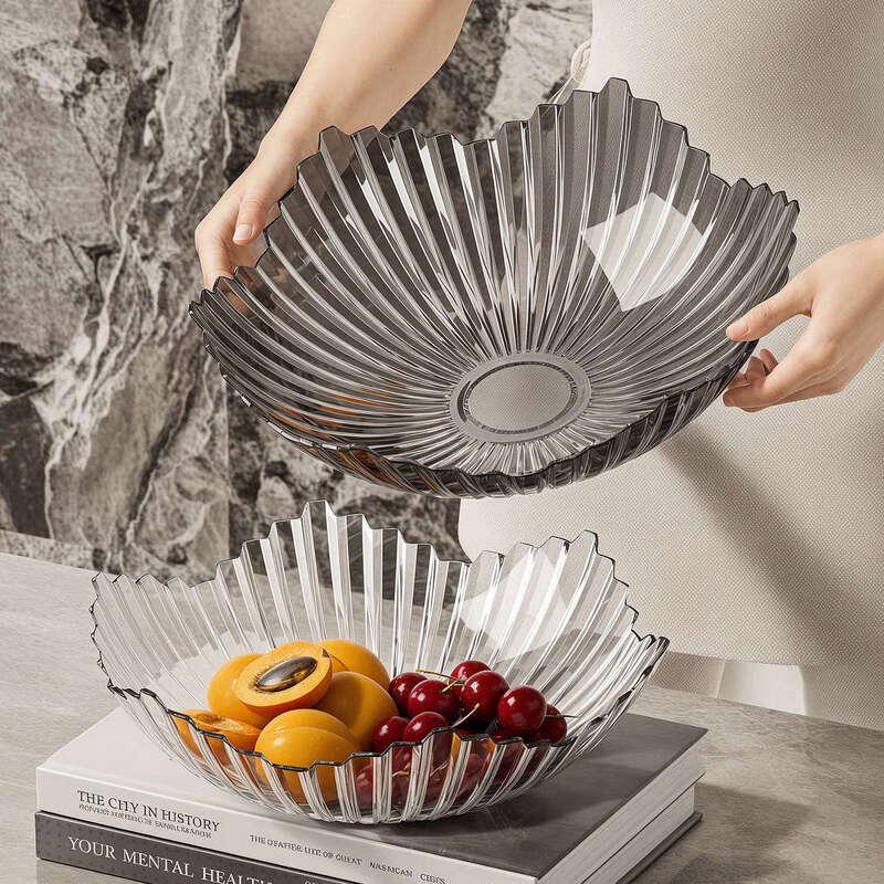 Luxury Creative Flower-Shaped Fruit and Candy Dish Set