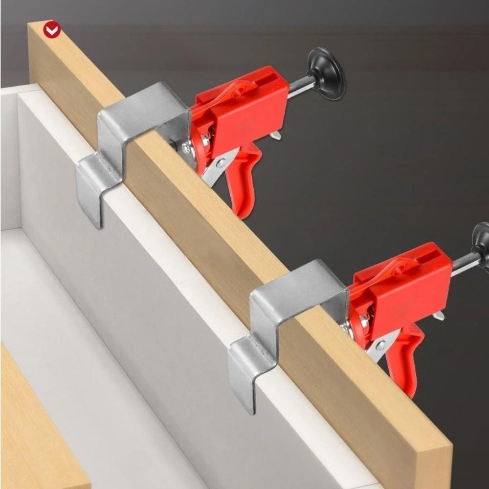 Press Type Drawer Panel Quick Installation Clip Adjustable Quick Installation Drawer Clamp Stainless Steel Thickened S