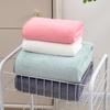 Snowflake Coral Fleece Quick-Dry Bath Towel Set – Thick, Absorbent, Large Size for Adults, Ideal for Beach or Home.