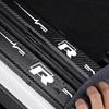 2026 Hot Sticker Car Door Sill Protector Plate Strips for Volkswagen VW Rline R Line Carbon Fiber Trunk Door Threshold Stickers
