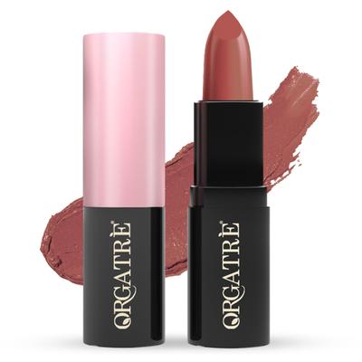 Orgatre MoodBliss Creamy Matte Long Lasting Bullet Lipstick for Women | Intense Colour, Keeps Lips Moisturised | Non-Drying | Highly Pigmented No