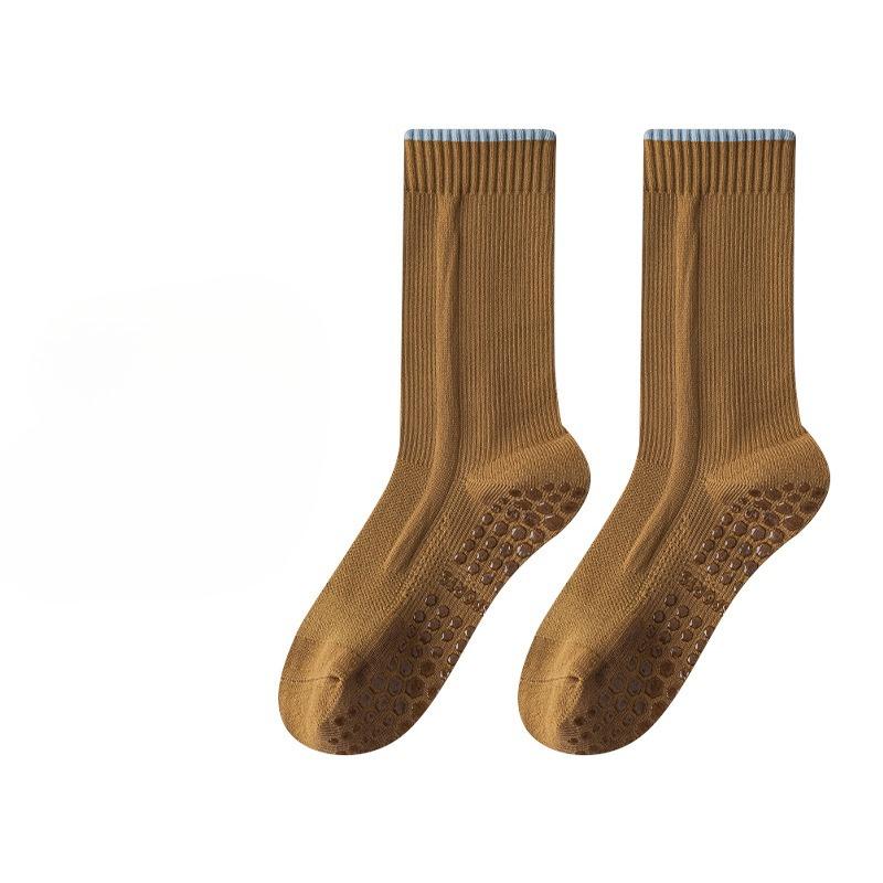 Yoga Socks, Women's Anti-slip Mid-calf Pilates Socks, Sports Floor Socks, Summer Women's Long Stockings