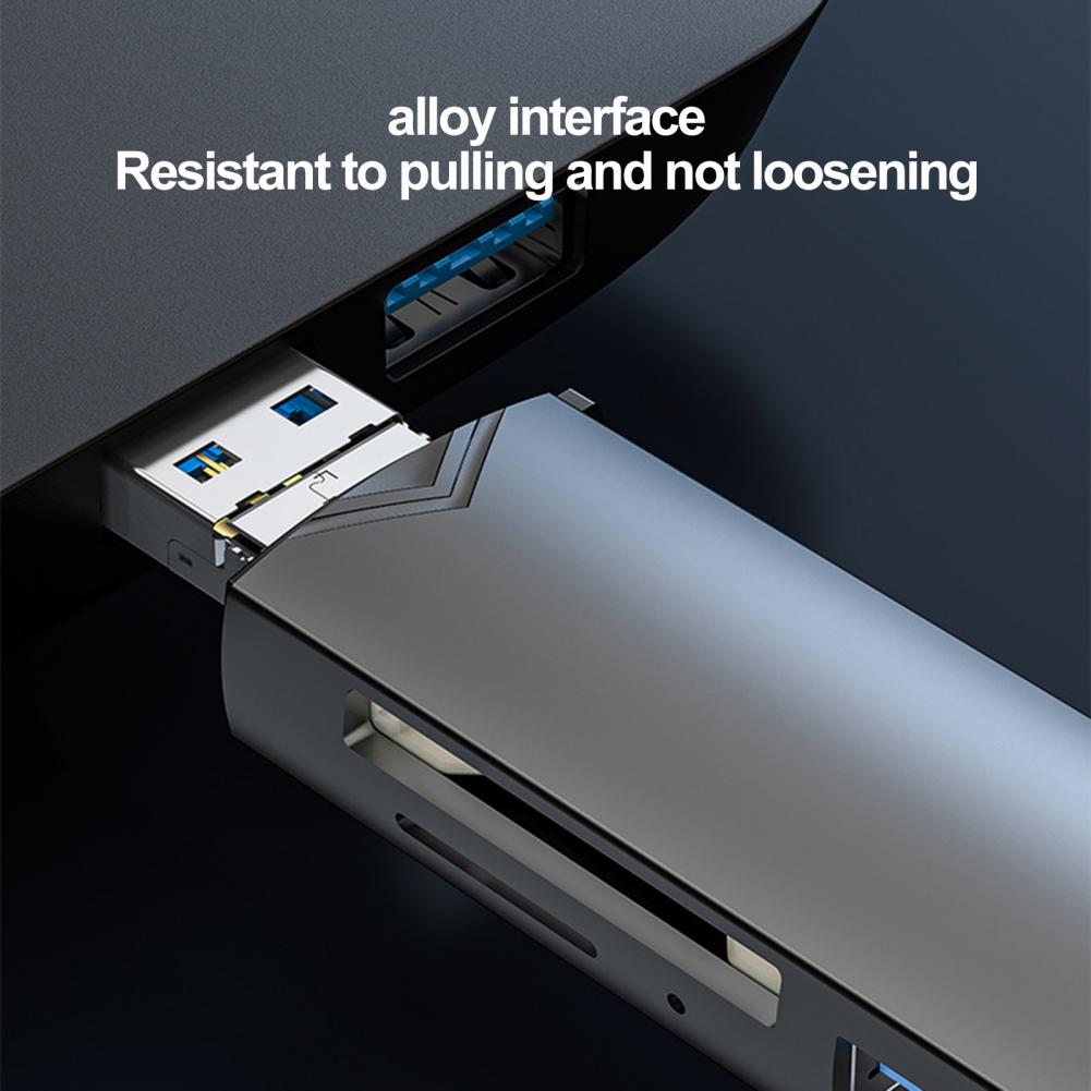 USB 3.0 Multi 6-in-1 Memory Card Reader SD/TF Card Micro USB Type-C Phone OTG Card Reader