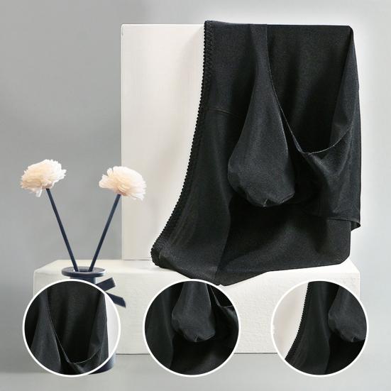 Men Briefs Thin Bouncy Breathable Soft Quick-drying Protective Ice Silk U Convex Male Underpants Men Intimate Clothes