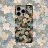 Quiet Flower Shadow Phone Case for Apple iPhone16- Retro Style Hard Shell Shockproof Phone Cover for Iphone16/15/14/13/12/11/Xs/Xsmax/XR/Pro/Pro Max