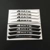 3D Aluminium 4MATIC Logo Wheel Rim Sticker Decals Emblem Badge For Mercedes Benz A B C E S GLA GLC GLE GLS CLS Accessories AR1