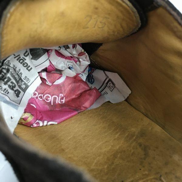 SAXONE Size 8 (26.5cm) British Vintage Crepe Sole Wingtip Dark Brown Men's(USED)