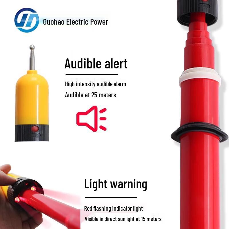 Telescopic High Voltage Sound & Light Detector