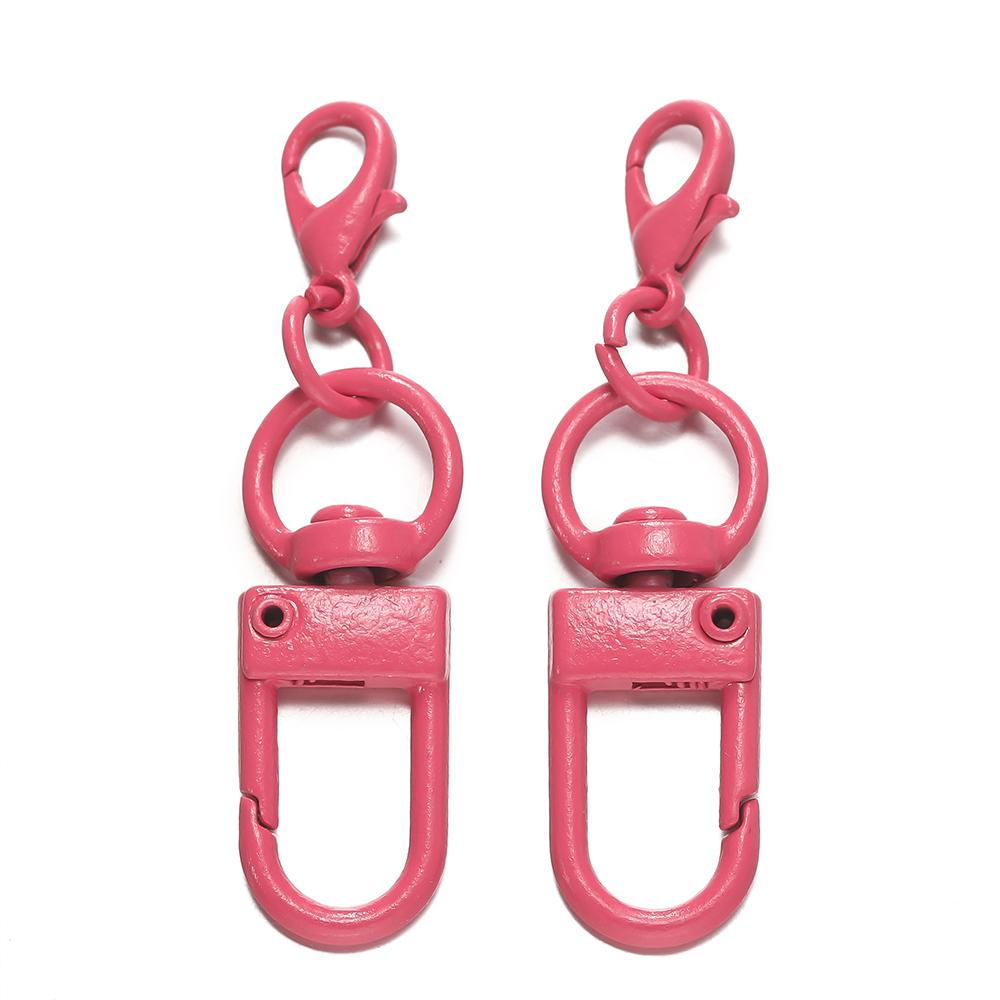 5/10Pcs Colorful Alloy Snap Lobster Clasp Hooks with 14mm Lobster Clasp for DIY Key Chain Bags Pendants Accessories Wholesale