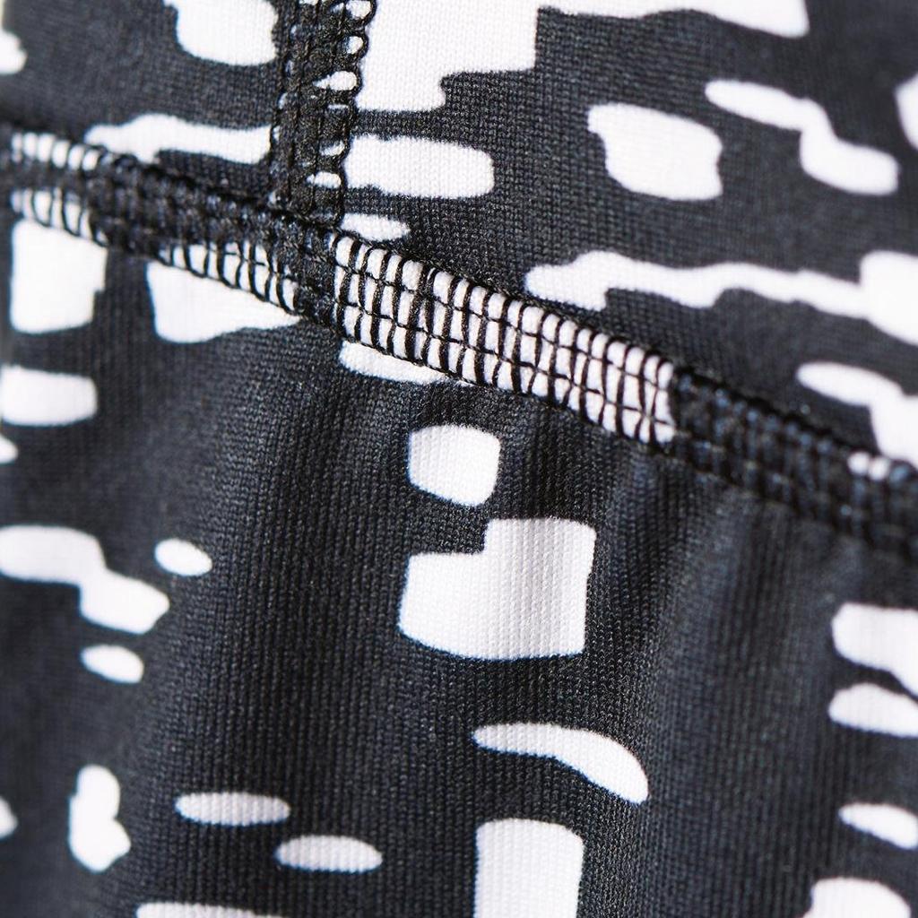 Adidas All-Over Print Elastic Waist Leggings Women Leggings Black AB7123