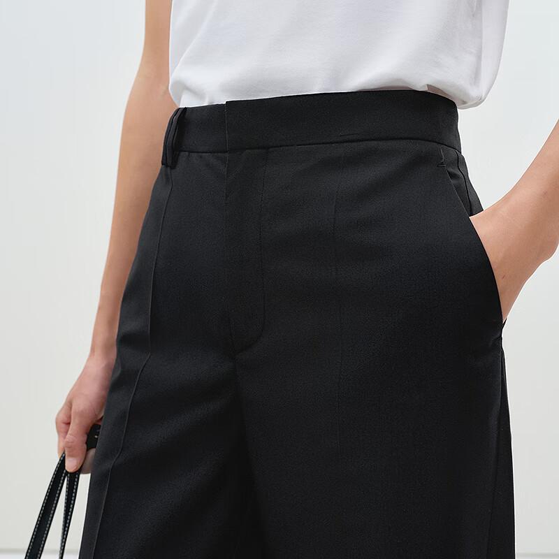LESS 2025 Spring Tapered Casual Ankle Pants