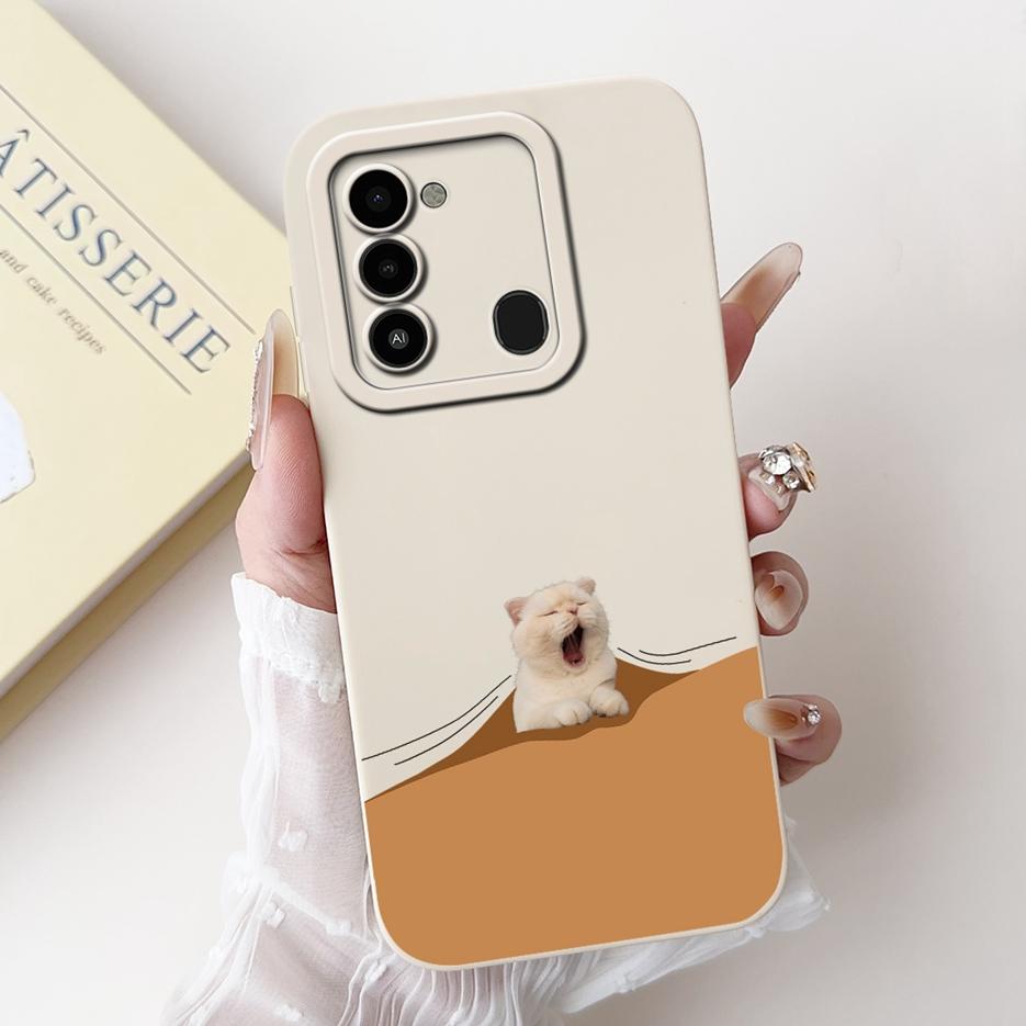 For Tecno Spark Go 2022 Case KG5 KG5h Cute Panda Cartoon Cover For Tecno Spark 8C Spark8C KG5k KG5j Phone Case Soft Fundas Coque