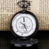 Cartoon Creepy Town Triangle One-Eyed Devil Necklace Quartz Pocket Watch