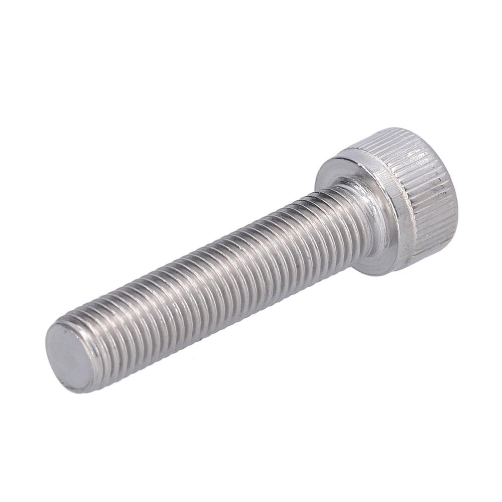 4PCS Bright Finish Hex Bolt Stainless Steel Allen Head Bolt Wheel Center Cap Screw  For Construction