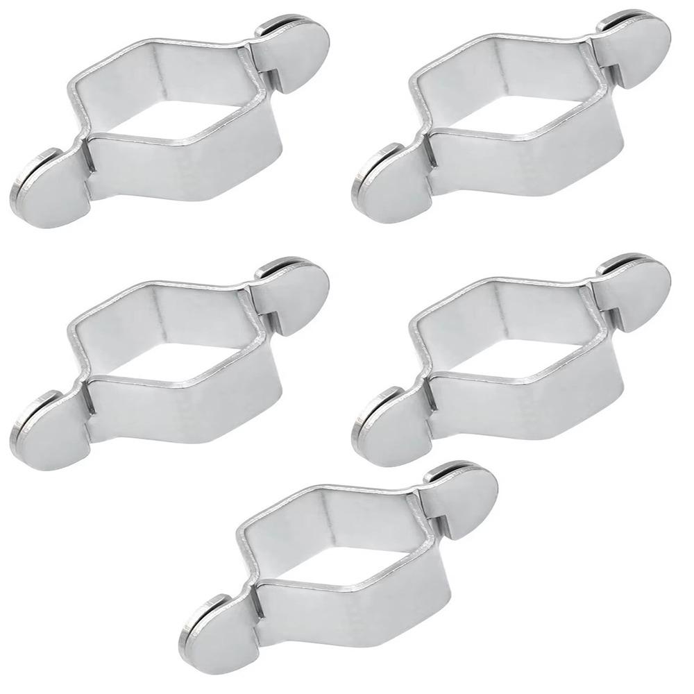 1/5Pcs Durable Stainless Steel Hexagon Nut Wrench 4-point Detachable Hex Wrench Reusable Faucet Wrench Bathroom Repair