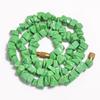 Natural Green Jade Gemstone Uncut Smooth Beads Necklace 5-8 Mm 17" UB-8385 UB-8385