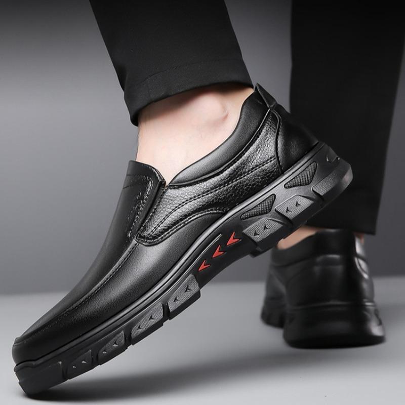 Men's Loafers Fashion Handmade Cowhide Leather Shoes Breathable Business Casual Shoes for Men Oxford Office Shoes Zapatos Hombre