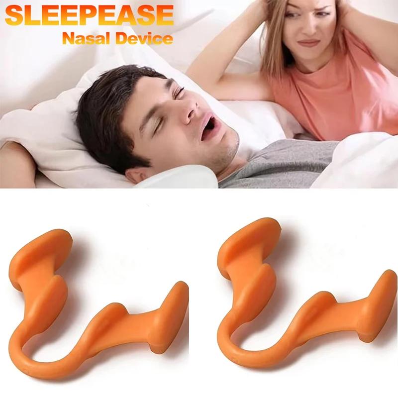 1Pcs Silicone Nose Clip Anti Snoring Nasal Dilator Stop Snore Aid Easy Breathe Improve Sleeping Rhinitis