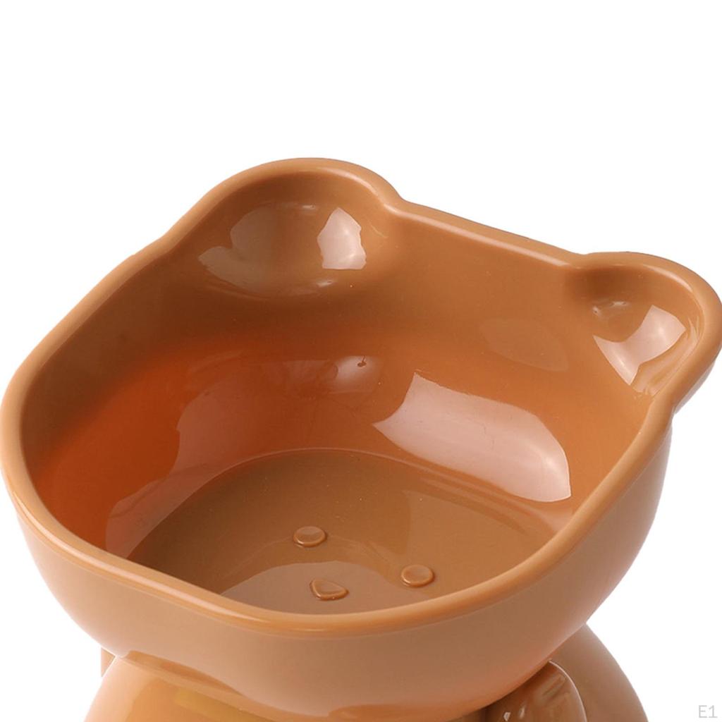 Elevated Cat Bowls, Tilted Raised Bowls for Water Dish Feeder Cats Small Dogs