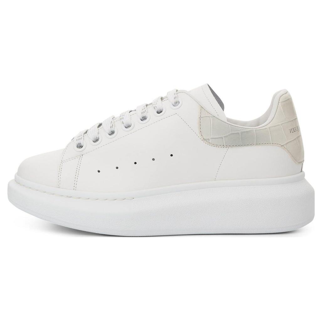 Alexander Mcqueen Oversized White Croc Women's 718233WICG68959