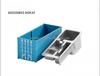 2026 ABS Plastic Shipping Container Model Custom Logo Luxury Business Gifts Exhibition Handing Pen Holders 1:30 Scale