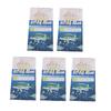 5 Set Luminous Feather Fishing Lure Bait Rigs Fish Skin Glow Fishing Lure Carbon Steel Lure String Hooks with 5 Hooks 2