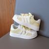 Girls shell head white shoes children's new autumn new products soft sole non-slip low-top board shoes casual classmates