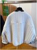 2025 Spring/Autumn Korean Chic Plus Size Quilted Loose Cotton Jacket for Women