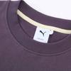 Puma Classics Select Haus Dopamine Casual Minimalist Pullover Short Sleeve T-Shirt Unisex T-Shirts Charcoal-Gray Purple 631561-46