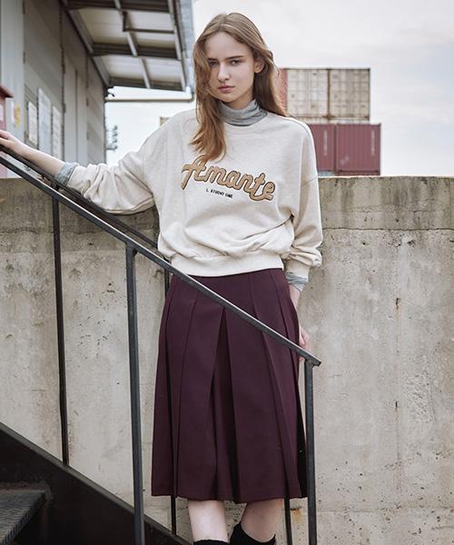 Line Studio One Choi Pleated Midi Skirt Jwskpi4100