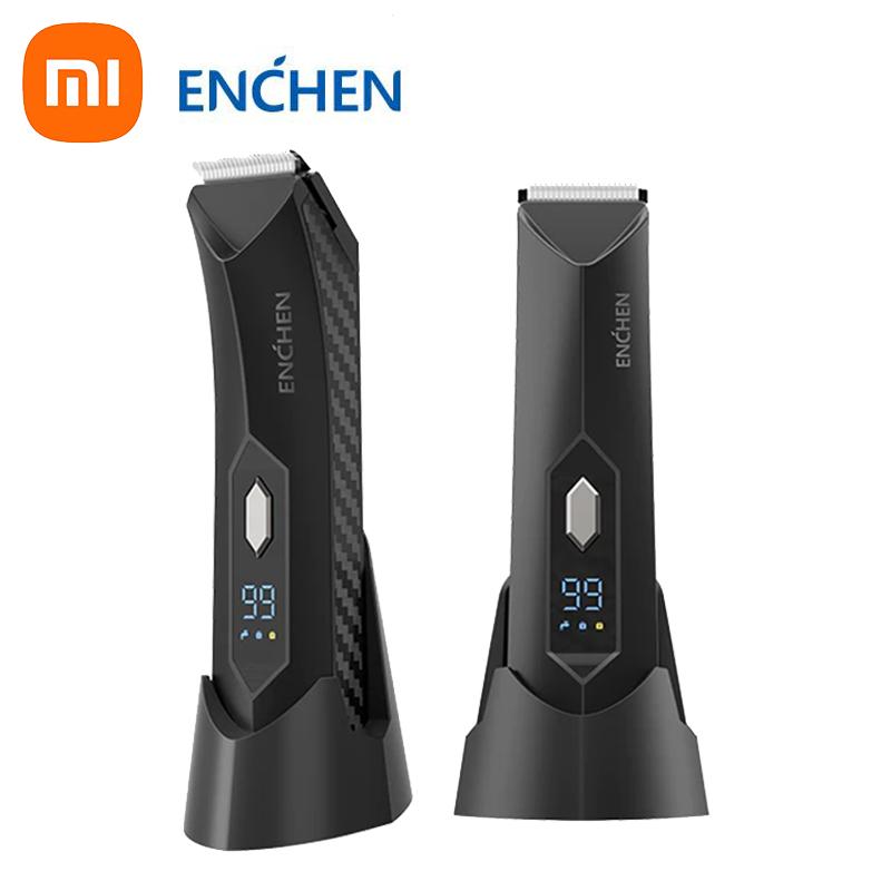 

Триммер Xiaomi ENCHEN Spark 2.0 для ухода за пахом и телом, водонепроницаемый, долговечный и перезаряжаемый, с цифровым дисплеем чёрный