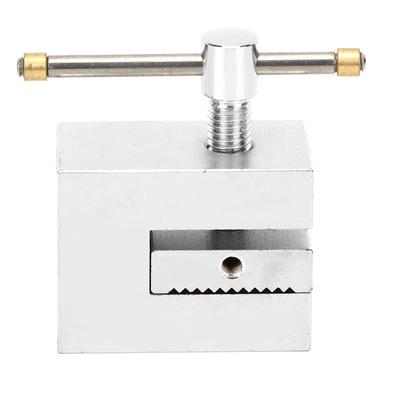 Gerade Einzelzahnklemme aus Edelstahl mit Push-Pull-Kraftvorrichtung für Zugprüfgeräte 500N